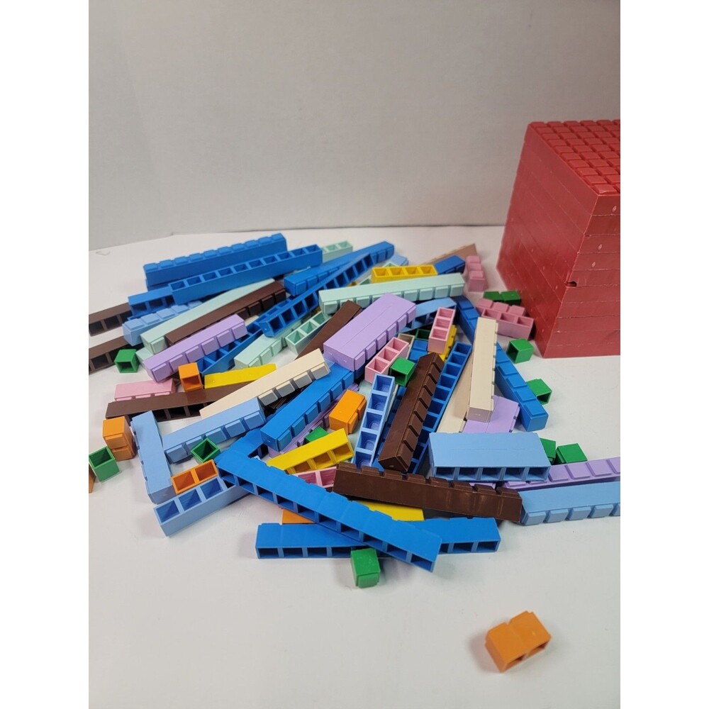 Math-U-See Integer Block Kit Manipulatives Homeschool Math Lot Incomplete - Picture 2 of 6
